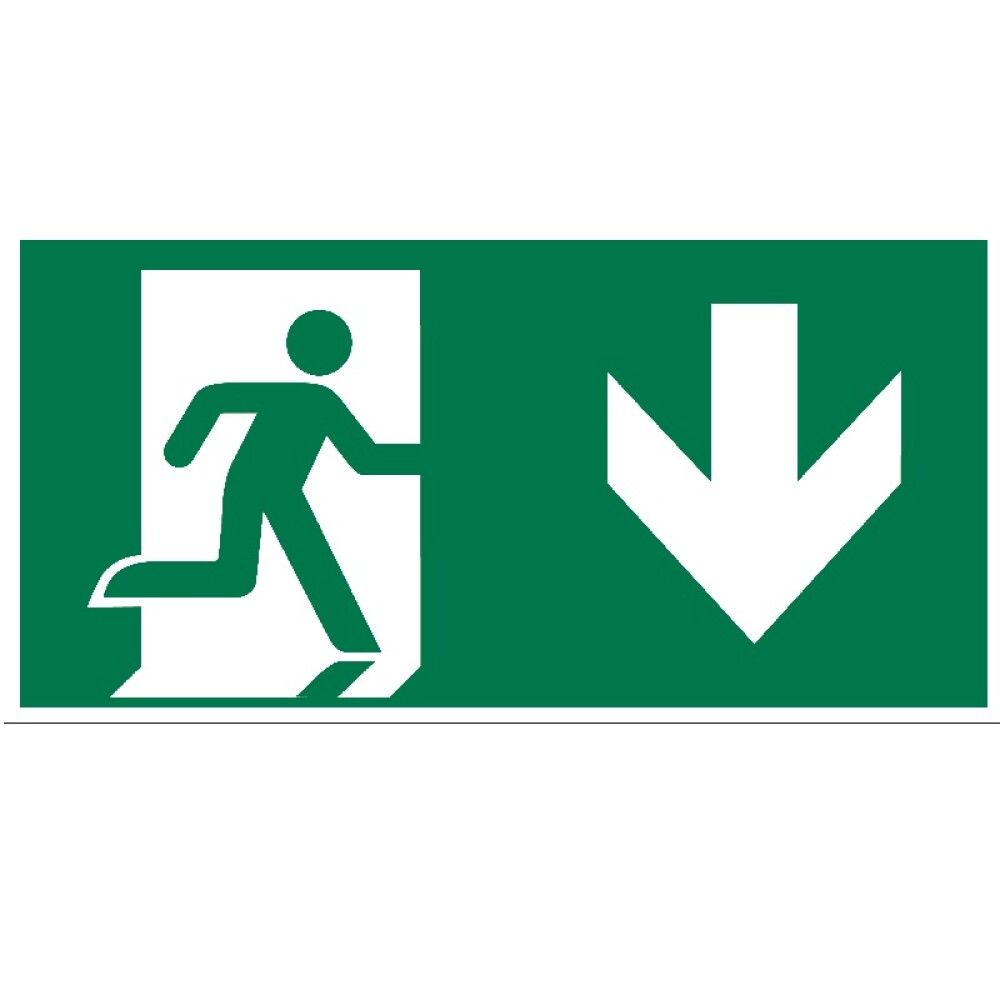 Skilti neyðarútgangur 30x15 cm Pickup 