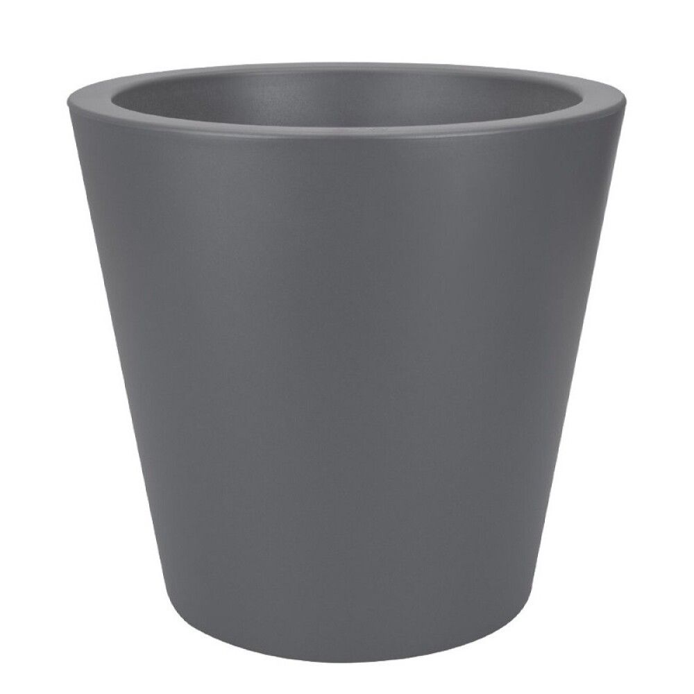 Blómapottur Pure Straight Round Ø49.5cm Elho dökkgrár
