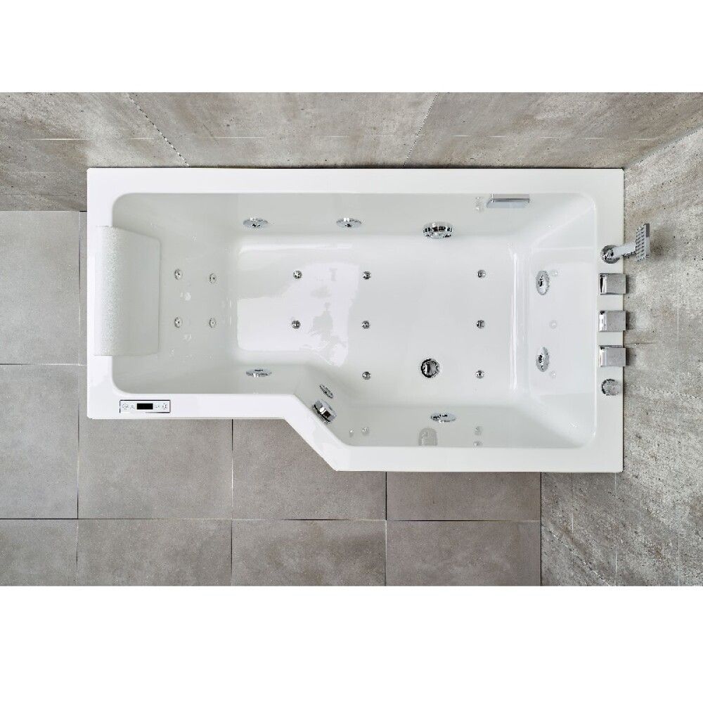 Nuddbaðkar hægri Skaraborg 150x85x63 cm Camargue