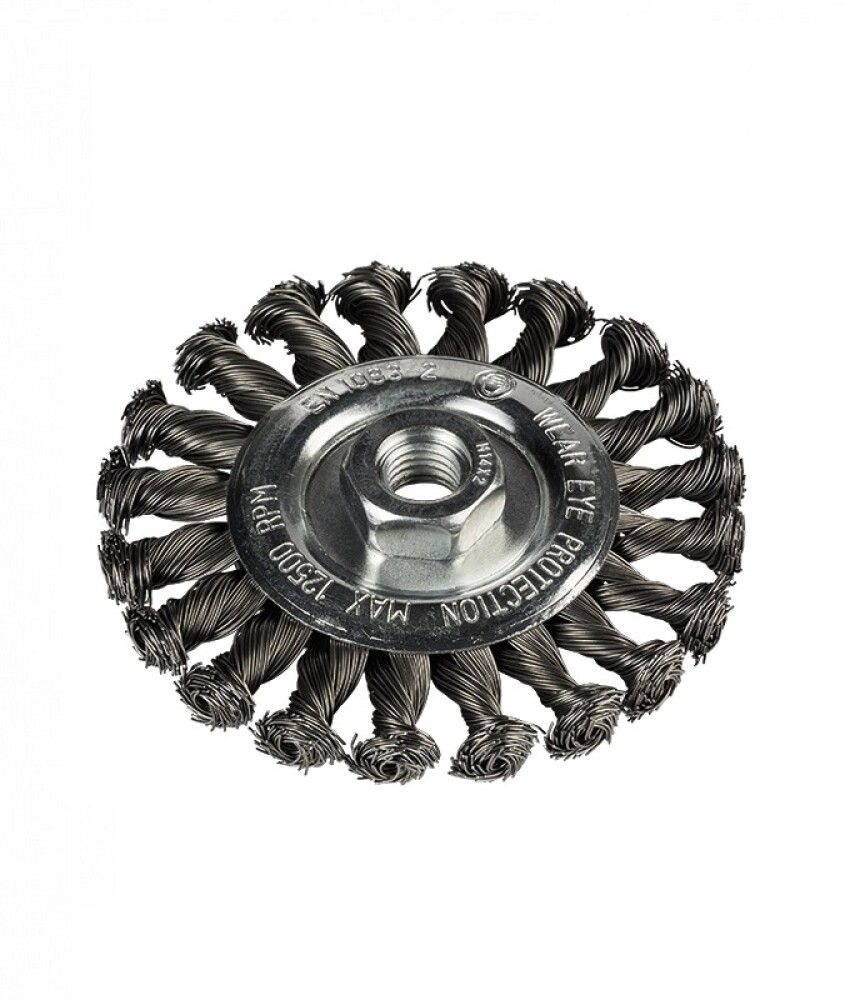 Vírbursti flatur Ø115mm Craftomat M14