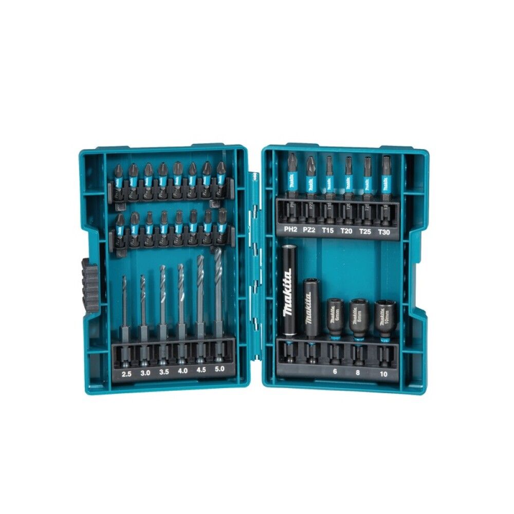 Bitasett Makita Impact Black 33 hlutir