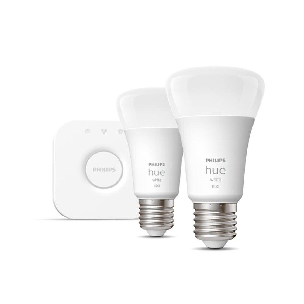 Startsett W 2xE27 með brú og rofa Philips Hue