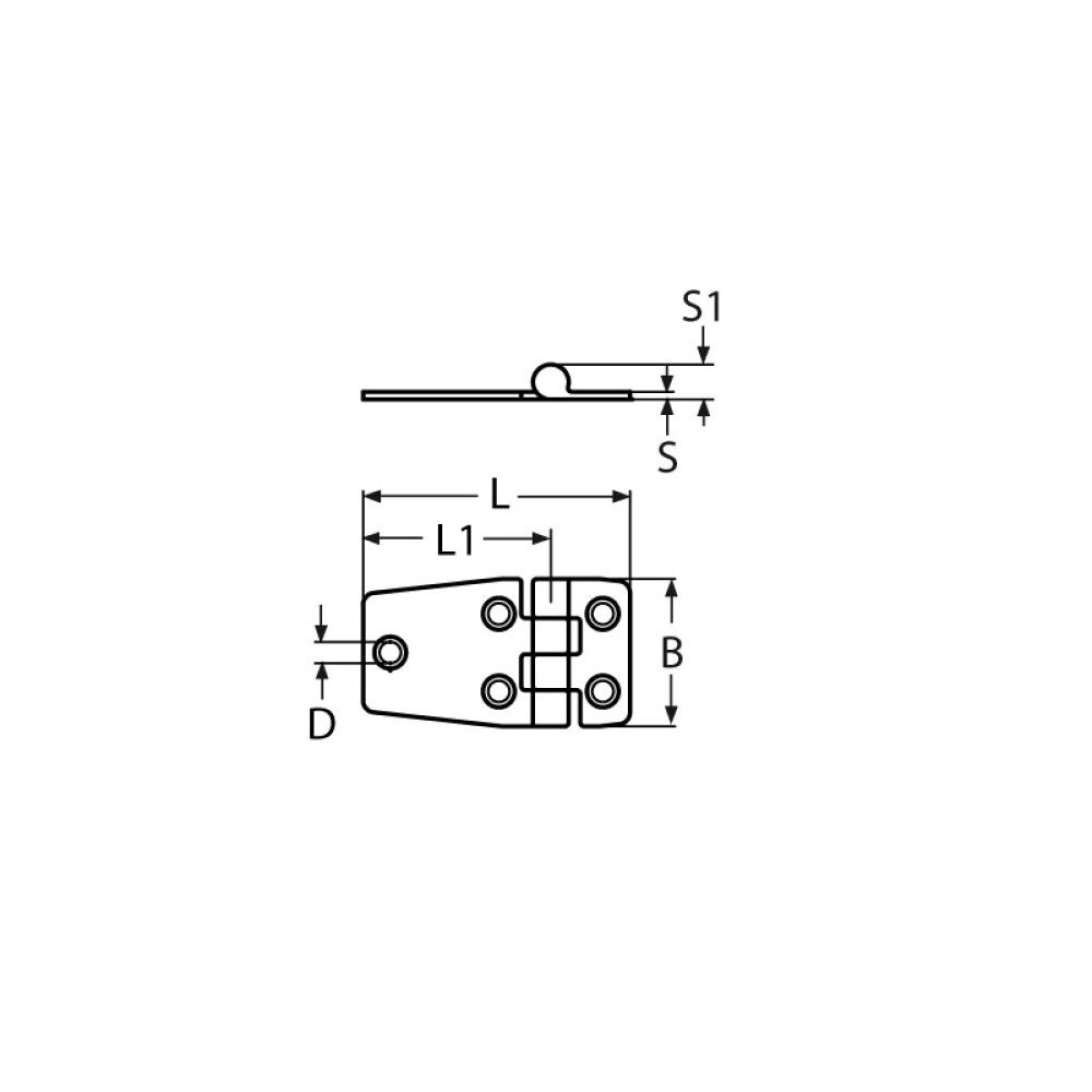 Lamir 58x38 mm Marinetech A2