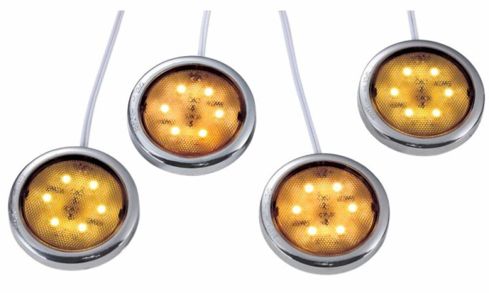 Skápaljós LED Lismore 0,7W 4 stk Ø6cm