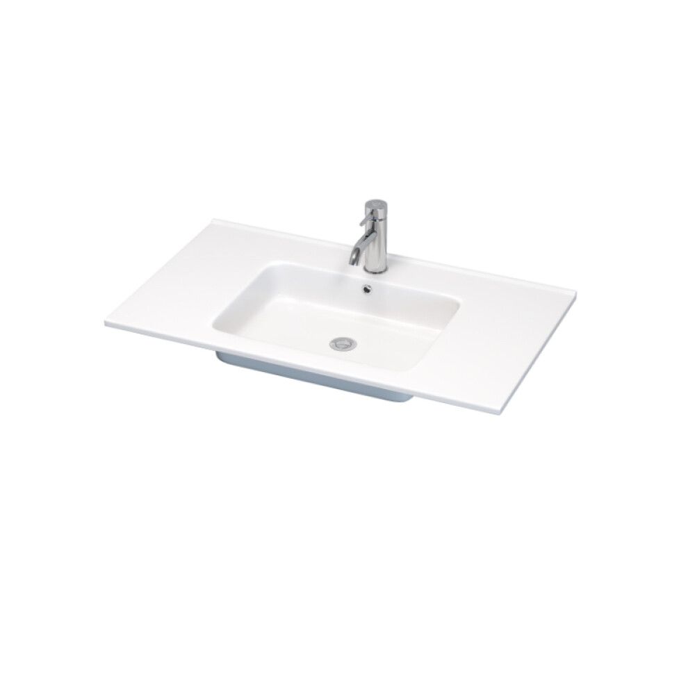 Handlaug 91x46,5 cm Svanholm Lensvik háglans hvít