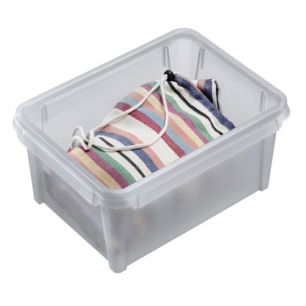 Plastkassi með loki 12L SmarStore Dry 15 grár