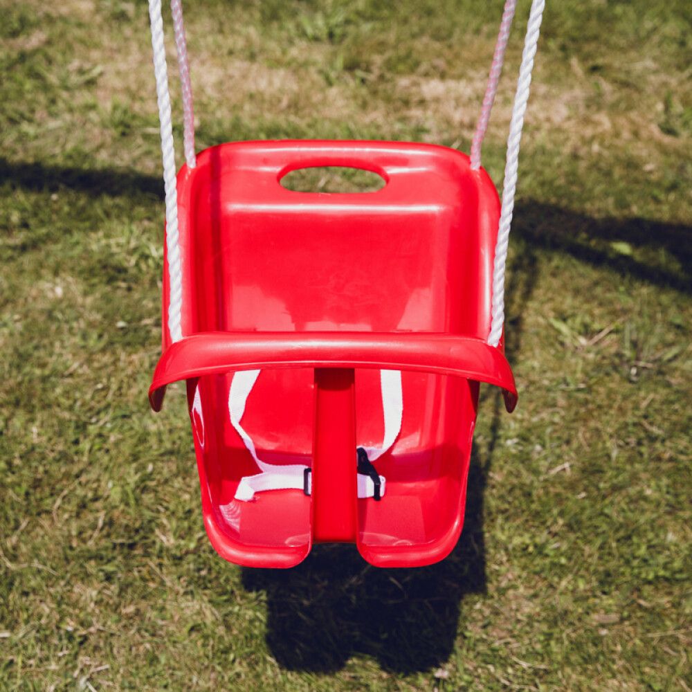 Ungbarnaróla með háu baki NSH rauð