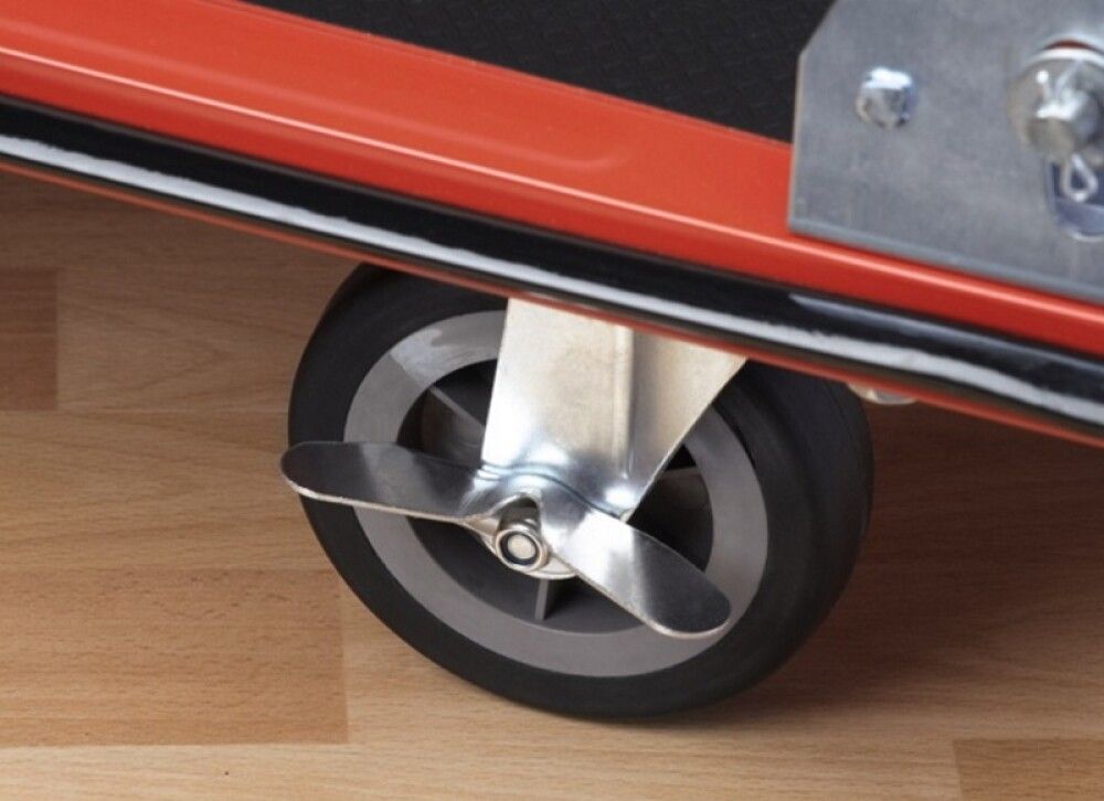 Flutningavagn samanbrjótanlegur hámark 150 kg 8" hjól