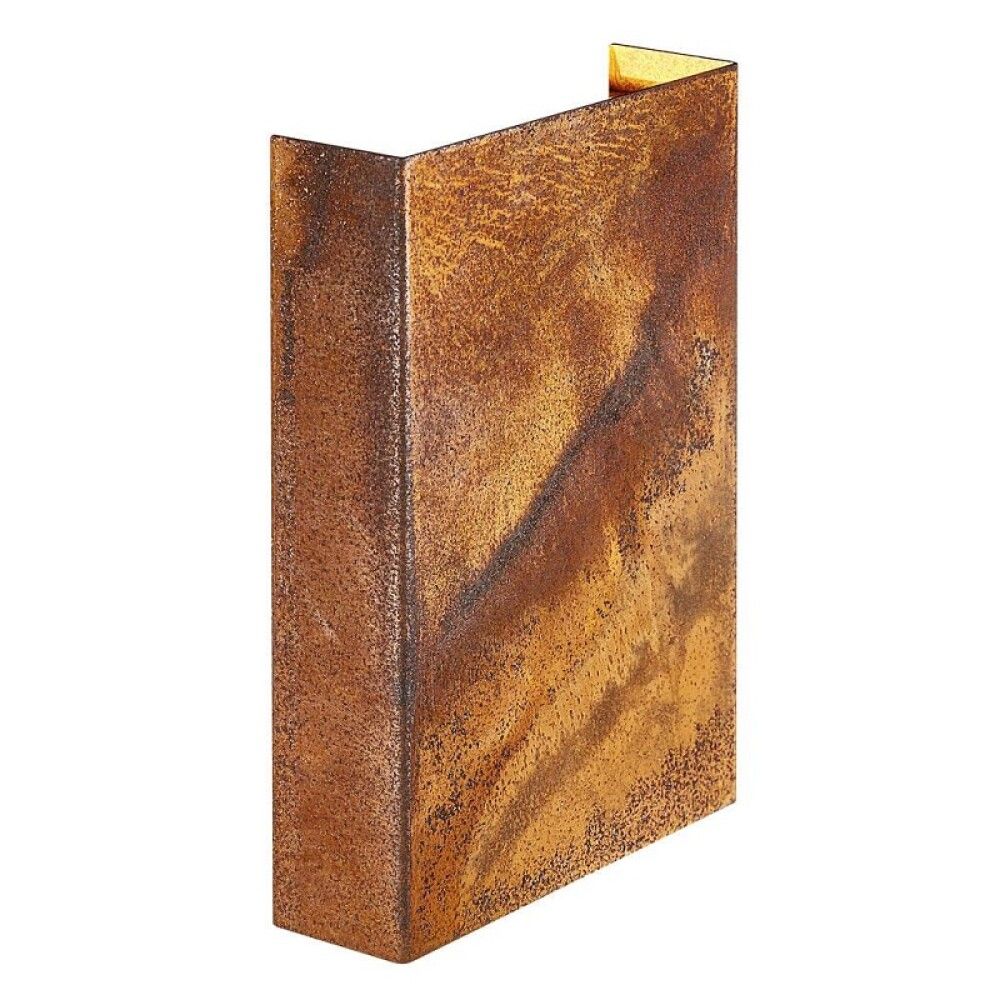 Veggljós LED Fold 15 Corten stál 21 cm