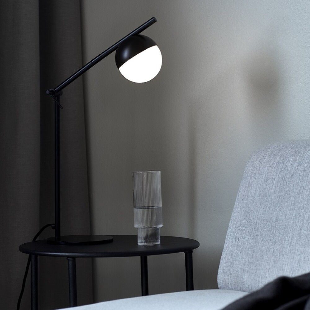 Borðlampi G9 Contina svart 48,5 cm