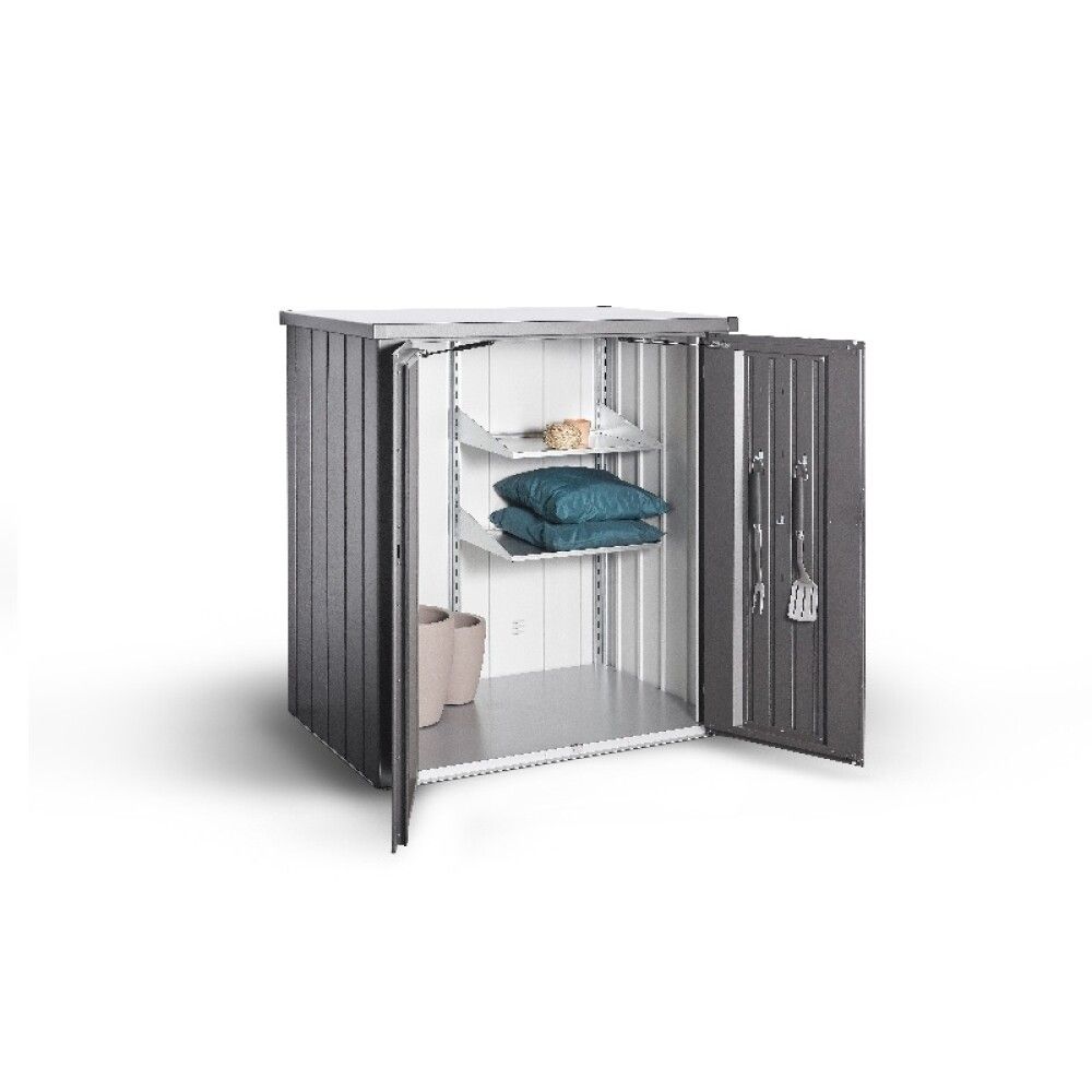 Áhaldaskápur Romeo L dökkgrár