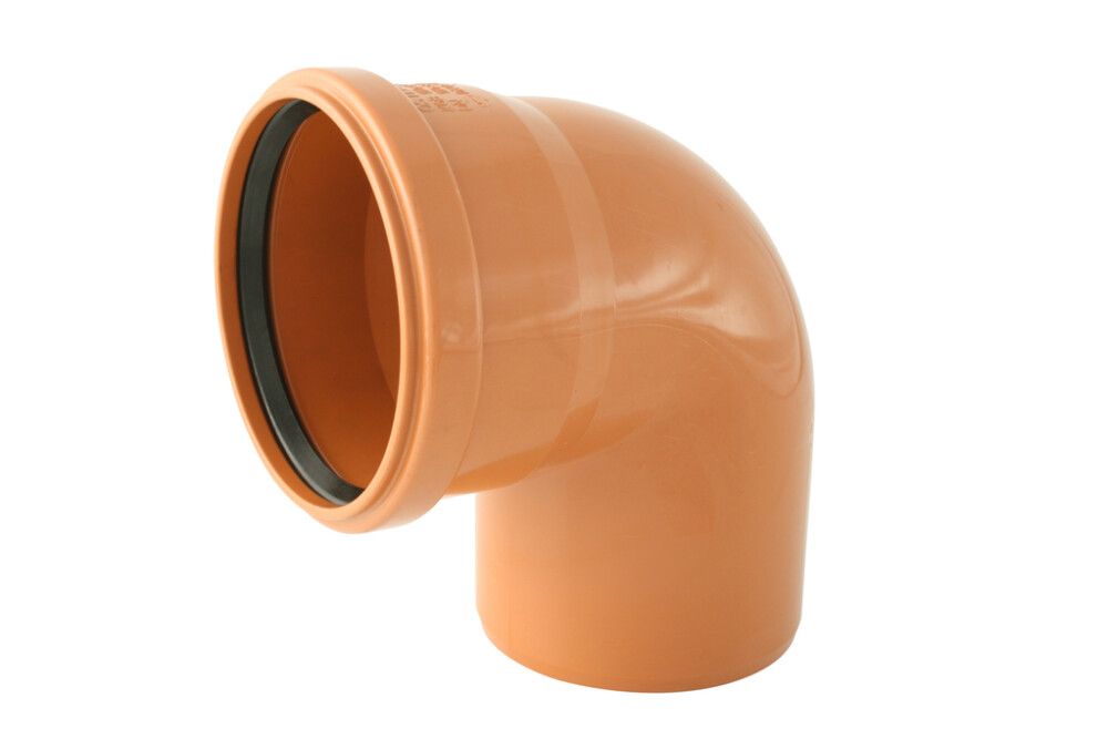 Beygja PVC Ø110mm 87,5°