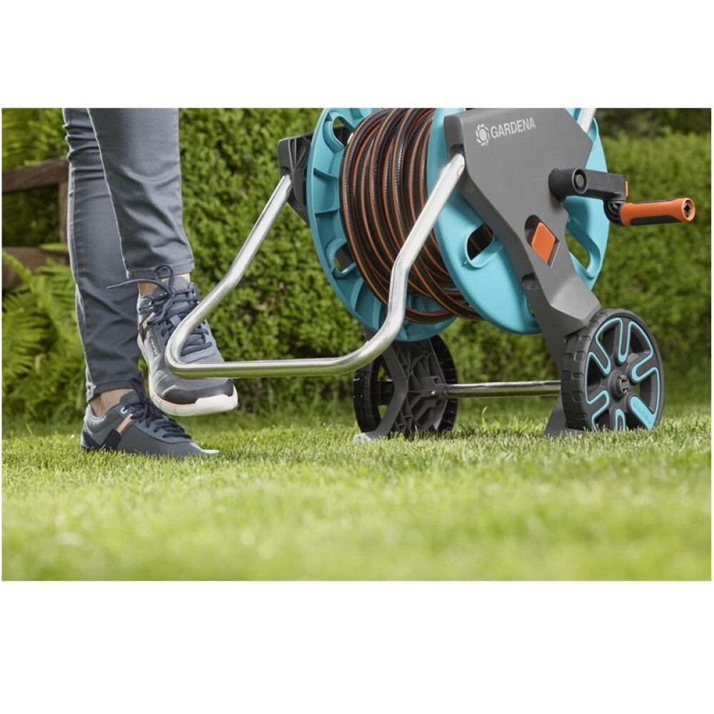Slönguvagn með 1/2" 20m slöngu Aquaroll M easy Gardena
