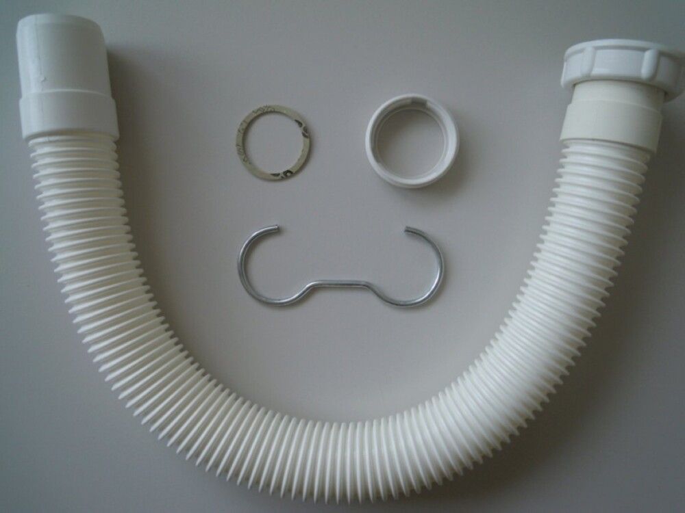 Frárennslisslanga 50cm 1/2"x39,5cm Neoperl grá