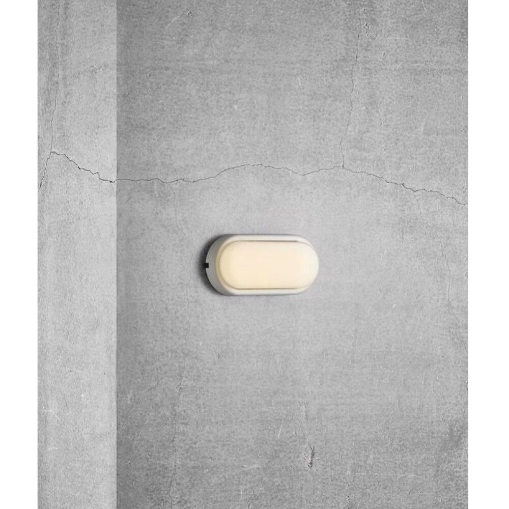 Veggljós LED Cuba hvítt 20,5 cm