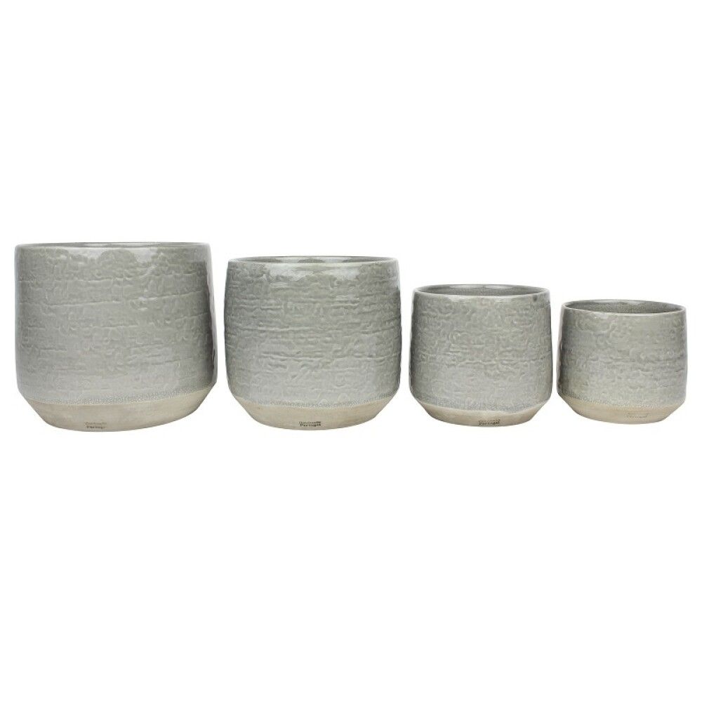 Blómapottur Filiz grár Ø17cm Scan-Pot