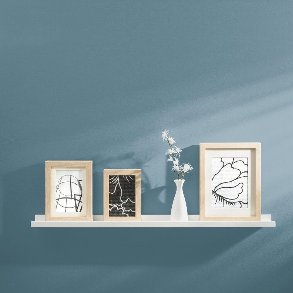 Hilla 600x90x30 mm Dolle SHELF+ Border hvít