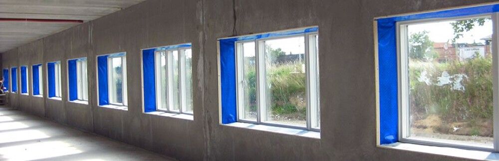 Rakaplast fyrir glugga 30cm 50m blár Dafa