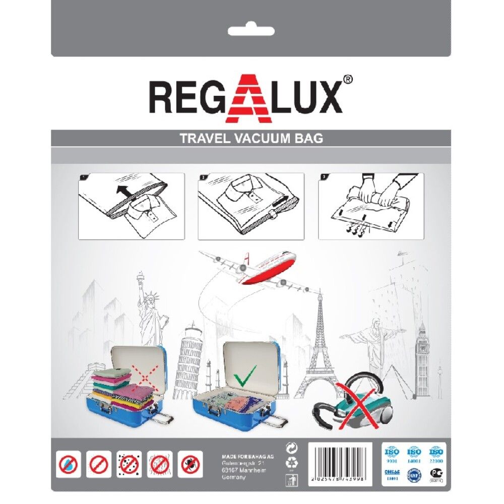 Ryksugupoki fyrir föt S Regalux 2stk