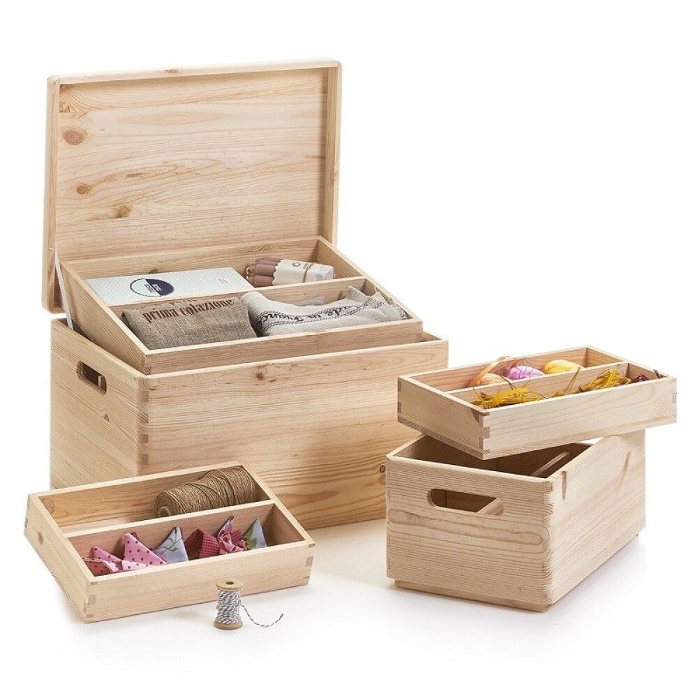 Geymslubox fyrir trékassa 36x27x5cm Zeller