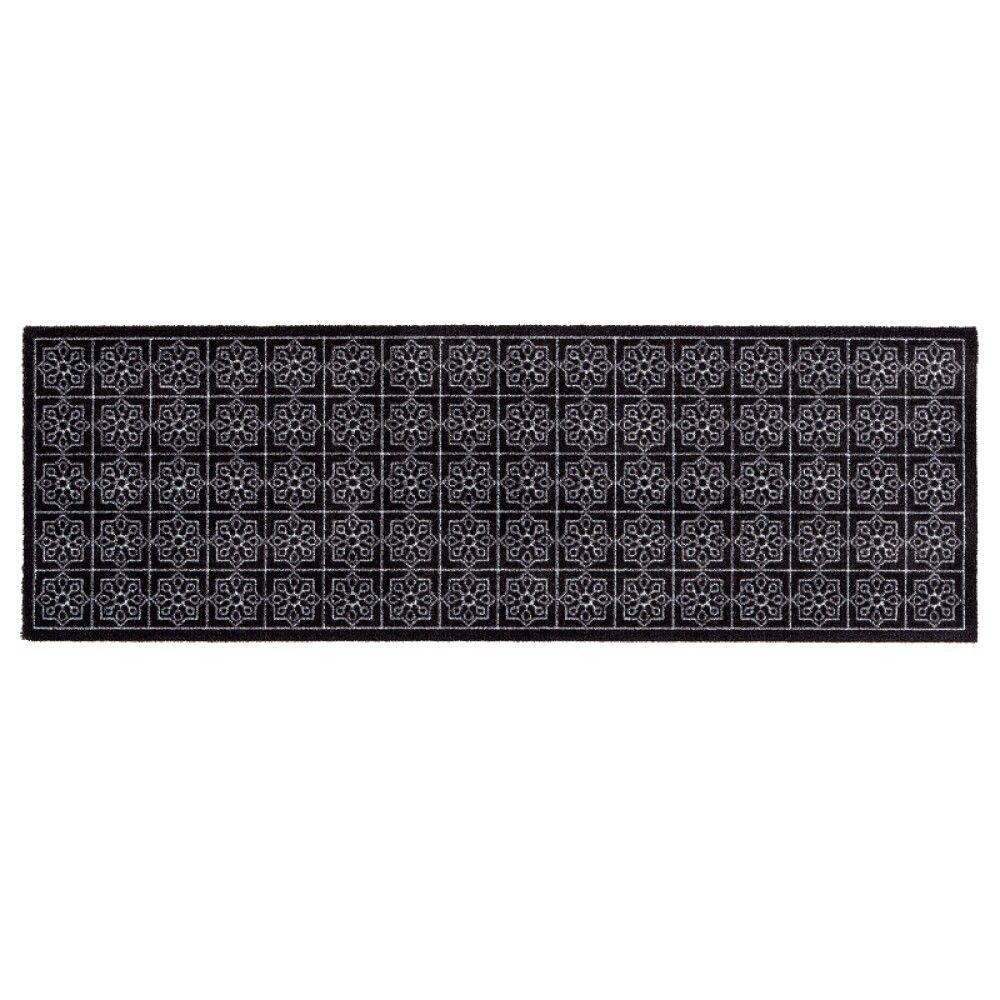 Dyramotta 150x50cm Miabella svört/grá