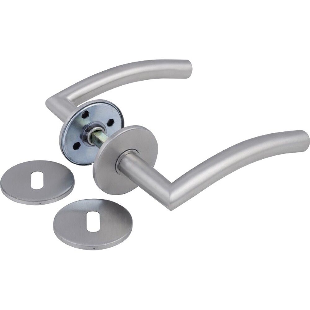 Hurðarhúnn L form með rósettum Jasa 16mm 4mm