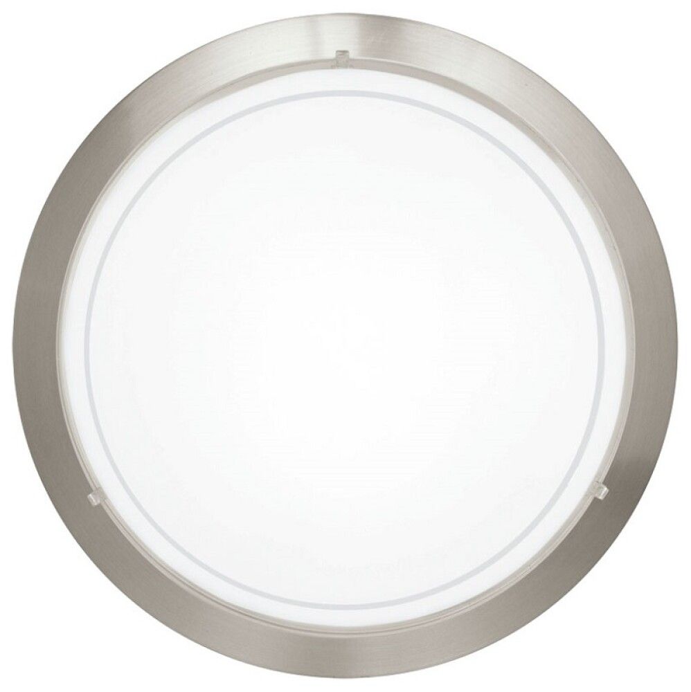 Kúpull LED Planet 1 8,2W Ø29cm burstað stál