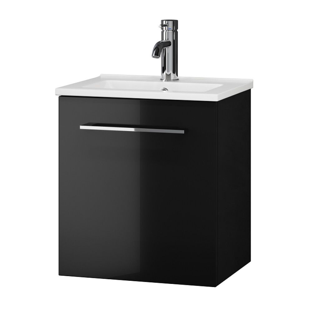 Handlaugarskápur Camden 40cm svartur