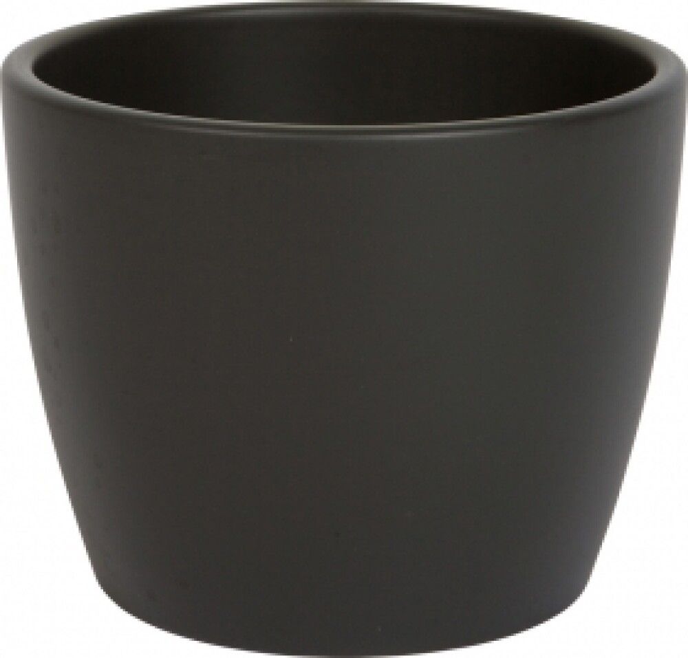 Blómapottur Maja svartur 13cm Scan-Pot