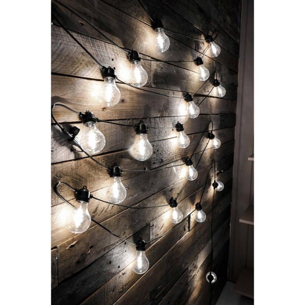 Ljósasería 10 LED perur 9,5m IP44