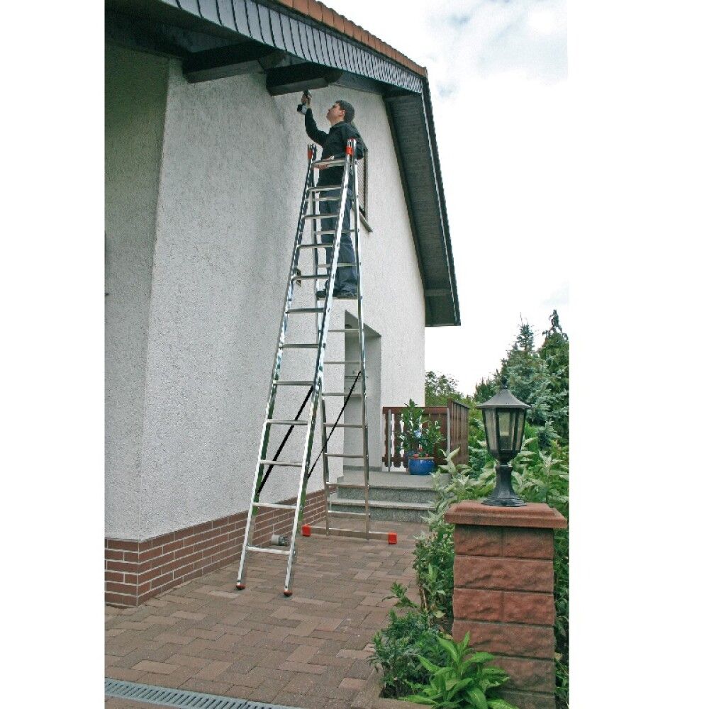 Álstigi og tröppur 2x12 þrep Krause 6,05m