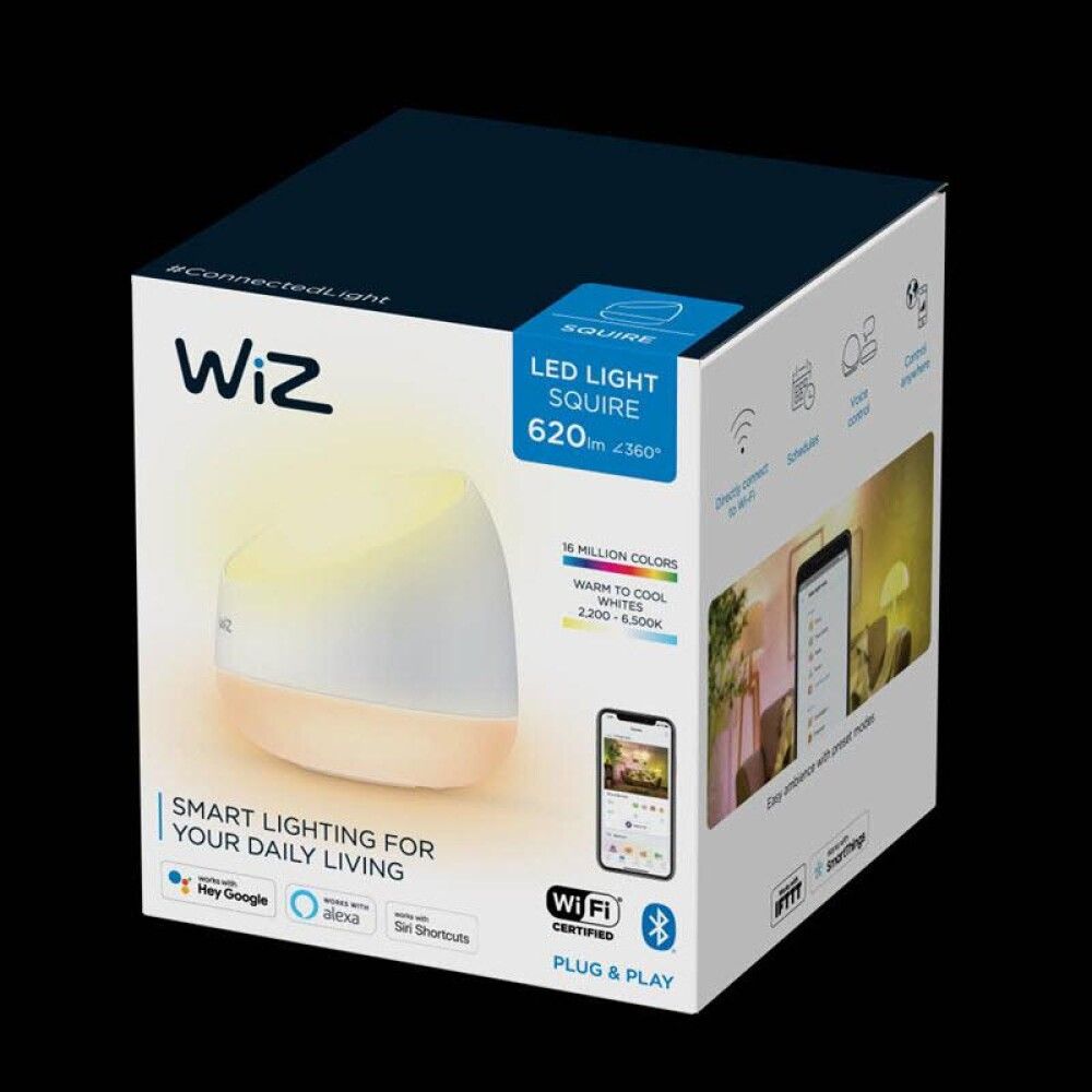 Borðlampi LED Wiz Squire Ø13 cm