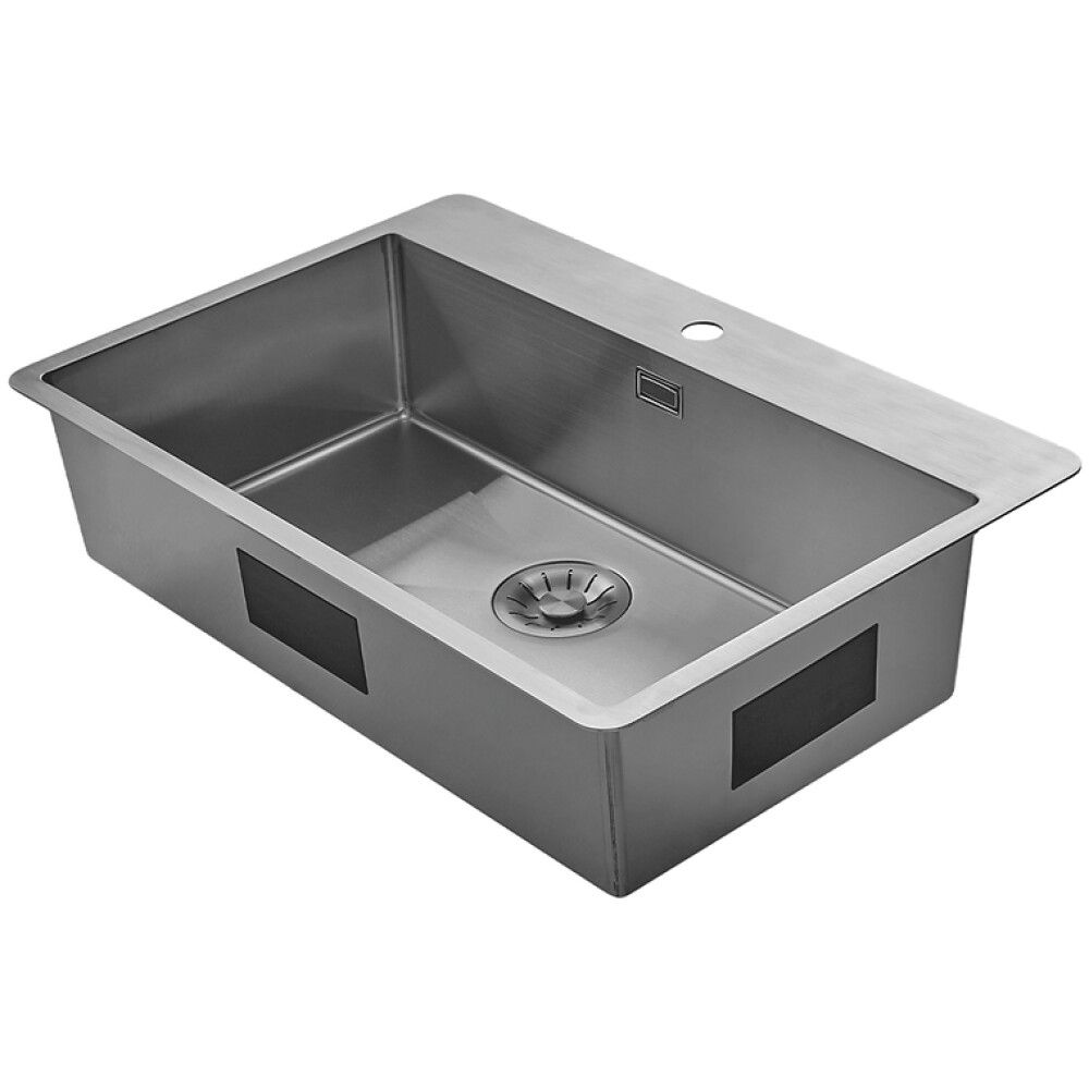 Stálvaskur Fredericia 700 74x50cm 500BK2 rústfrítt stál