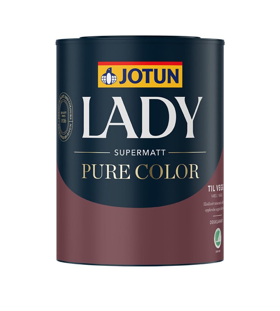 Veggmálning Lady Pure Color hvítur grunnur 680ml Jotun