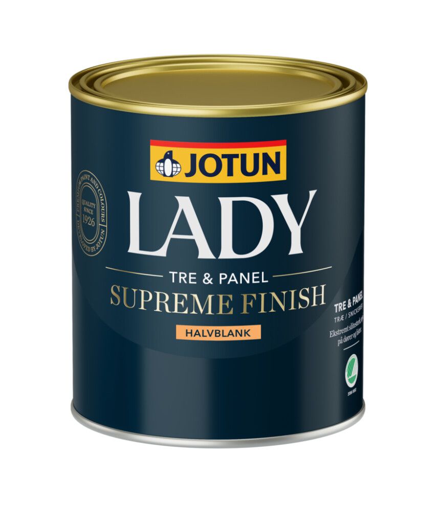 Olíumálning Lady Supreme Finish 40 hvítur 680ml Jotun