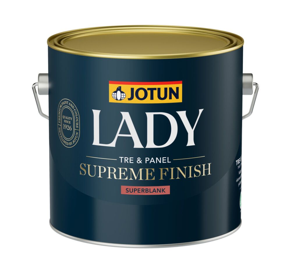 Olíumálning Lady Supreme Finish 80 hvítur grunnur 2,7L Jotun