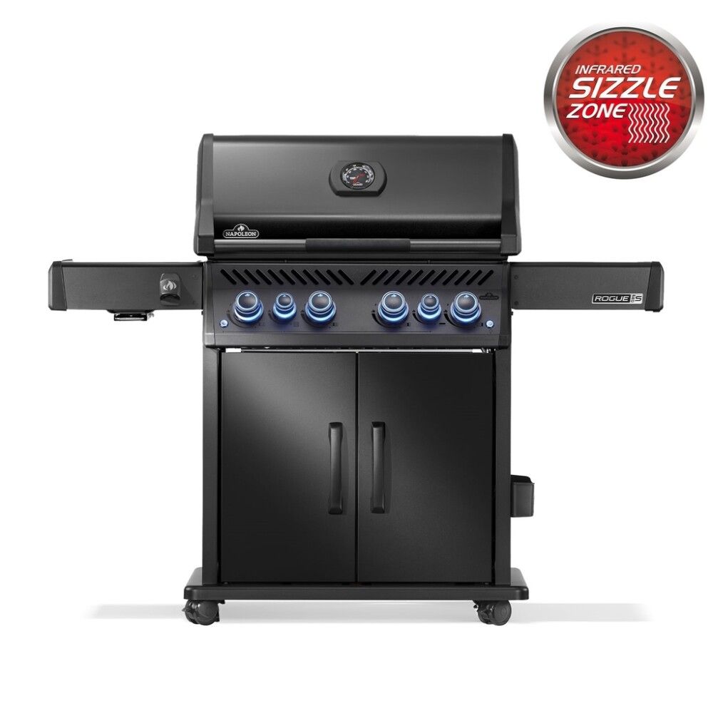 Gasgrill Rogue Pro-S 525 4 brennarar með Sizzel Zone matt svart