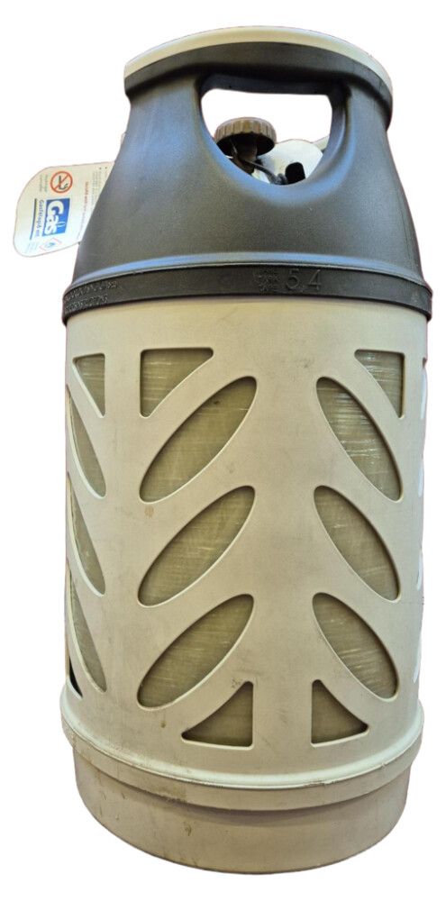 Gaskútur 10 kg skrúfaður plast