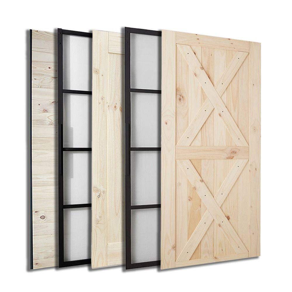 Rennihurð og braut 900x2133 mm Habo