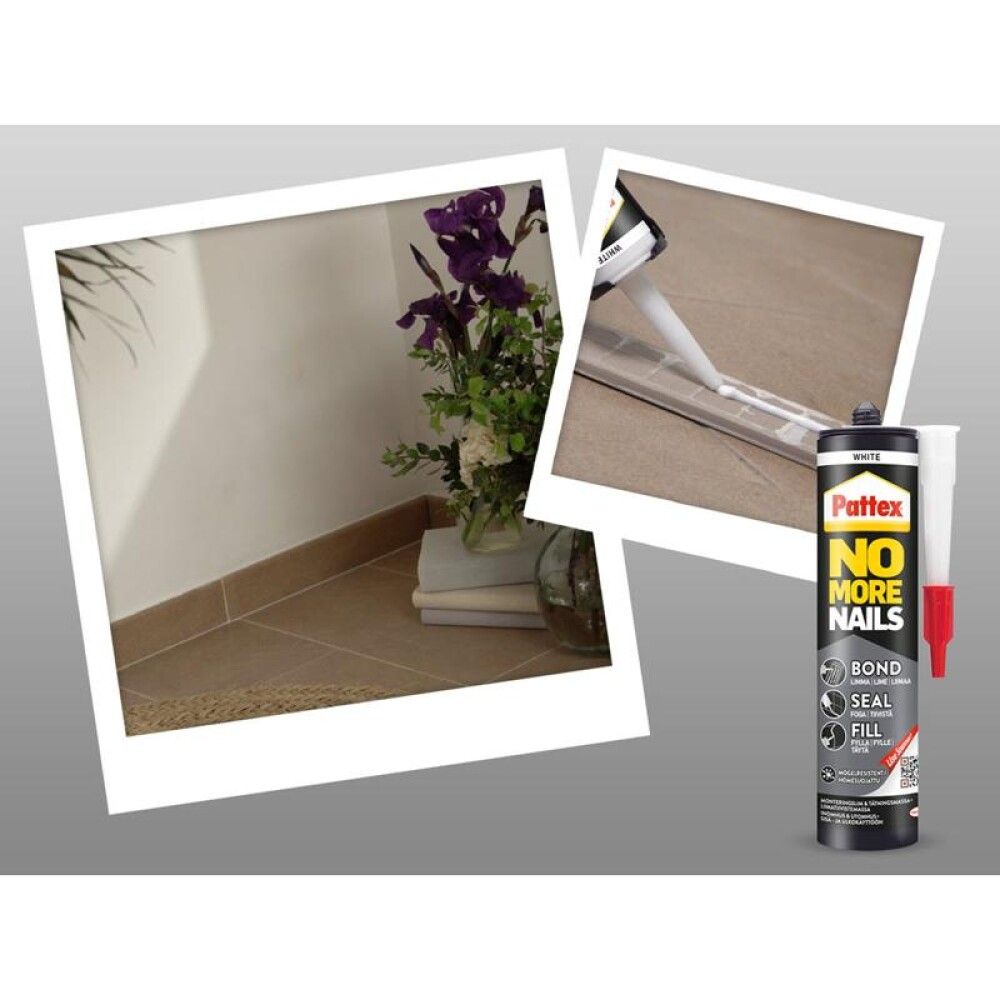 Límkýtti 280ml Pattex No More Nails Bond-Seal-Fill hvítt