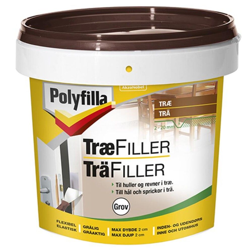 Tréfyllir grófur Polyfilla 1kg