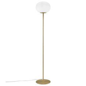 Gólflampi E27 Alton ópalhvítur 150 cm
