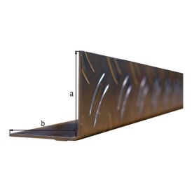 Vinkill ál 23,5x23,5x1,5 mm 2 m rifflaður