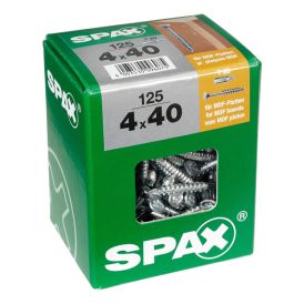Tréskrúfur TX20 Ø4x40 mm 125 stk Spax MDF Wirox