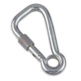 Fjaðurlás með auga skrúfaður 8x80 mm Marinetech 8951 A4