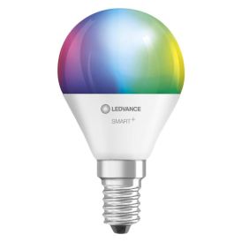 Snjallpera 3 stk LED E14 RGBW Ledvance Smart+ 4,9W Ø46 mm