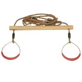 Trapísu róla með hringjum 1,8m Nordic Play