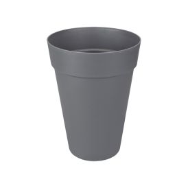 Útiblómapottur Loft Urban Round High Ø33,5cm dökkgrár