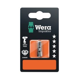 Skrúfbiti PZ2 1/4" 25 mm Wera 851/1 IMP DC