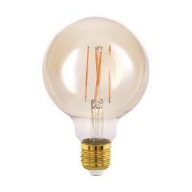 Vintage LED-pera kringlótt E27 4W frá Eglo